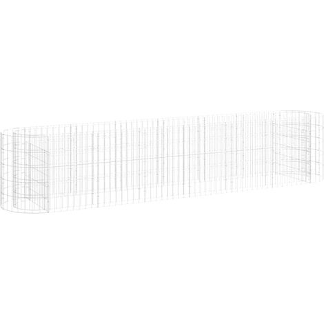 Maison Exclusive - Gabionen-Hochbeet Verzinktes Eisen 260x50x50 c (1/5)