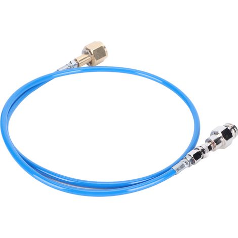 Adaptateur pour tuyau de soda CGA320//TR21-4, connecteur de remplissage de bouteille de CO2 de 50 pouces, accessoire bleu (1/5)