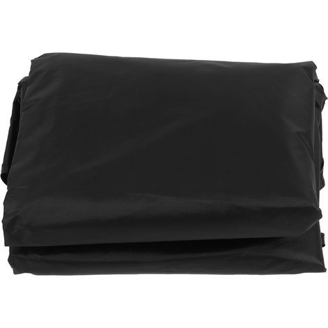 Wasserdichte Schutzhülle für Drehstühle, Sonnenschutz, Schutz für Drehstühle im Garten, auf der Terrasse, schwarz, 3-Sitzer, 190 x 132 x 15 cm (1/5)