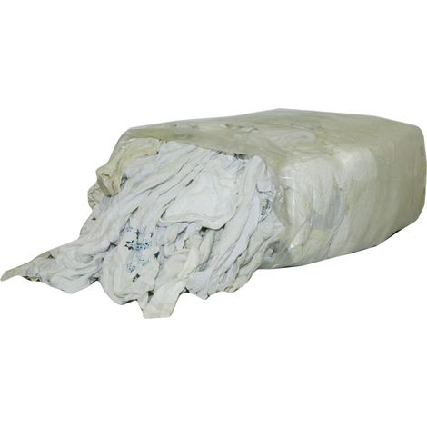 Trikotputzlappen überwiegend weiß 10kg