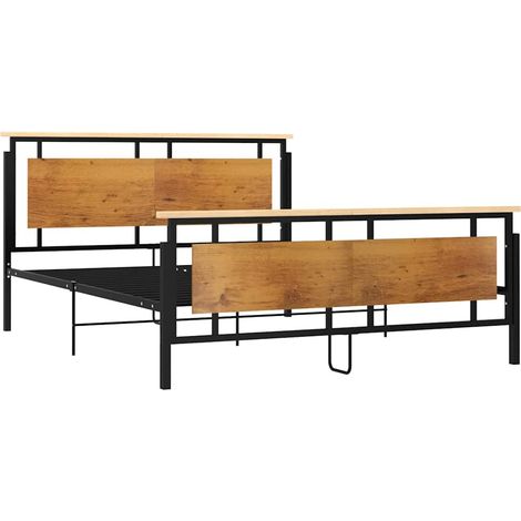 Bett Metall 160x200 cm vidaXL (1/5)