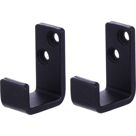 2 pièces guide de sol pour porte coulissante, acier (1/5)