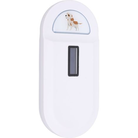 Lecteur de micropuces pour animaux de compagnie USB 128 bits FDX, scanner et lecteur d'étiquettes d'identification pour chiens et chats, blanc (1/5)