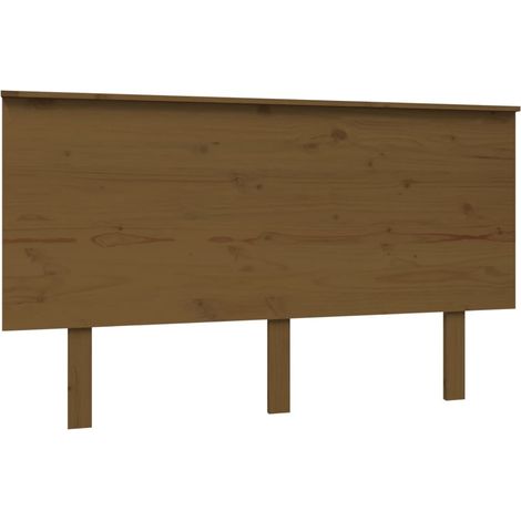 Maison Exclusive - Kopfteil Honigbraun 139x6x82,5 cm Massivholz K