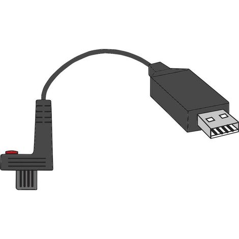 Helios-Preisser DIGI-MET 1998720 cable de datos negro