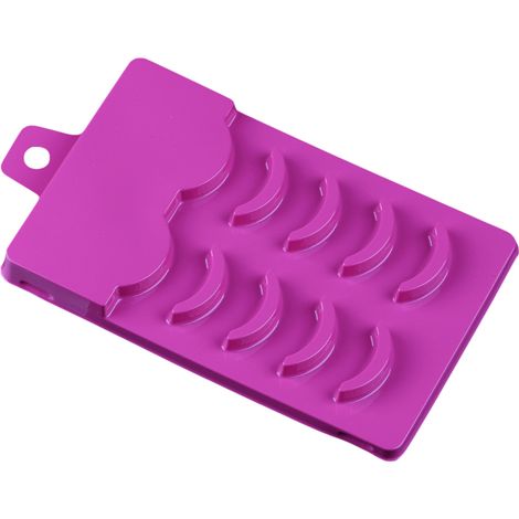 Boîte De Rangement Pour Cils Postiches - Plastique Transparente Avec Couvercle Clair - Capacité 5 Paires - Dimensions 16 x 9 x 1,2 cm (1/5)