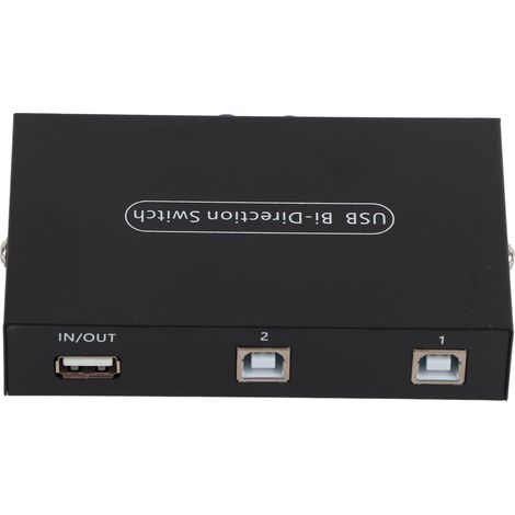Manueller 2/4-Port-USB-2.0-Umschalter für PC, Drucker, Scanner – Sharing Box (1/5)