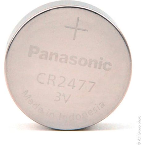 PILE BOUTON LITHIUM CR2477/BN PANASONIC 3V 1AH ENIX ENERGIES PBL6417