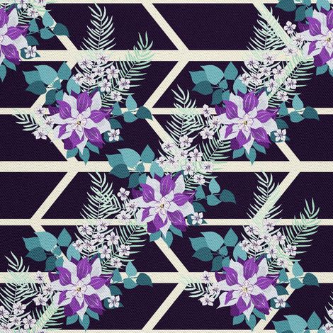 Outdoor-Dekorstoff Oxford - Blumenarrangement-Motiv (1/5)