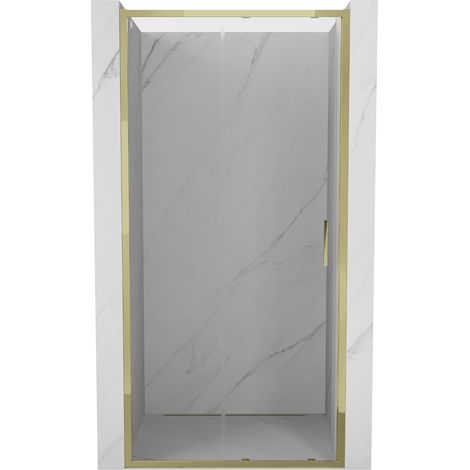Mexen Exo Schiebetür für die Dusche 100 cm, transparent, gold - 8151-100-000-50-00 (1/5)