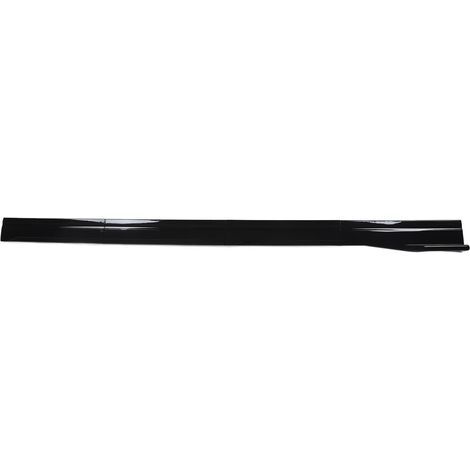 78,7 Zoll lange, glänzend schwarze Heckschürzenverlängerung, Seitenschwellerspoiler, universeller Auto-Seitenschwellersplitter (1/5)