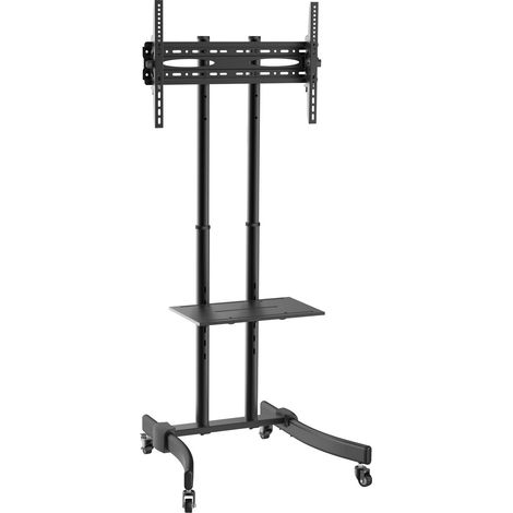 Bodenstander mit rollen tv 37 70 max 40kg schwarz (1/3)