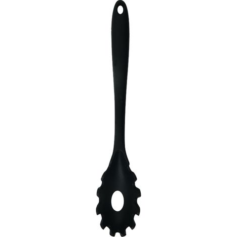 Fourchette à pâtes de qualité alimentaire, résistante à la chaleur jusqu'à 250 °C (480 °F), cuillère à spaghetti en silicone durable et résistante à la chaleur (1/5)