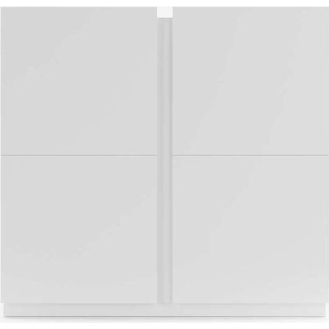 Recibidor zapatero modelo 516 acabado blanco, 90 x 95 x 35 (alto x ancho x fondo) (1/4)