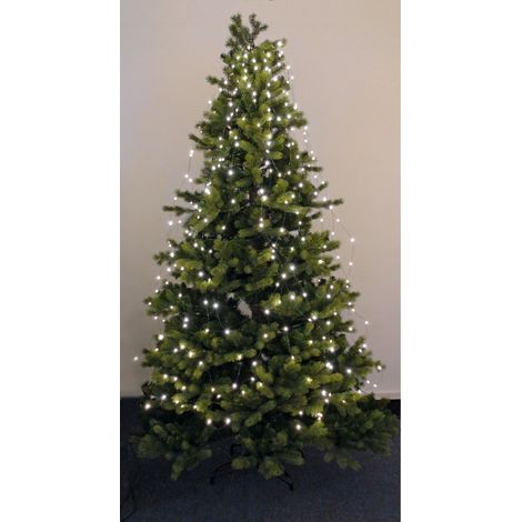 Hellum LED-Lichterkette Tauperlen 12 Stränge warm-weiß