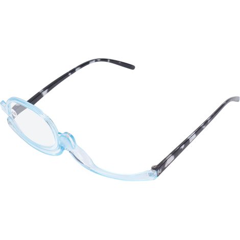 Loupe de maquillage rotative, monoculaire de précision pour les yeux, lunettes de beauté pour femmes âgées, grossissement +3.00, verre tournant, accessoire cosmétique. (1/5)