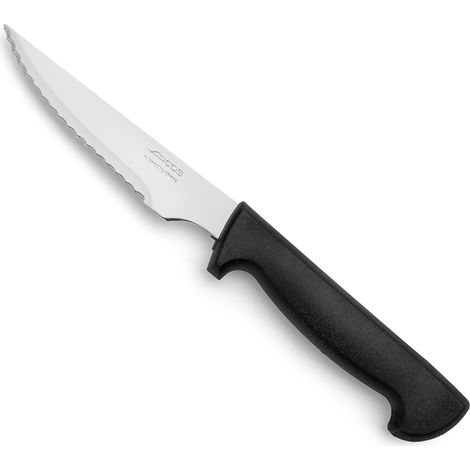 Coltello da tavola Chuletero Arcos 740009  monoblocco di un pezzo di acciaio inossidabile e lama di 11,5 cm in scatola (1/5)