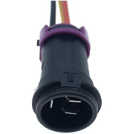 DJ70310-6.3-11/21 Connecteur circulaire pour feu antibrouillard (usage domestique) 813972928 813972927 -- Connecteur simple