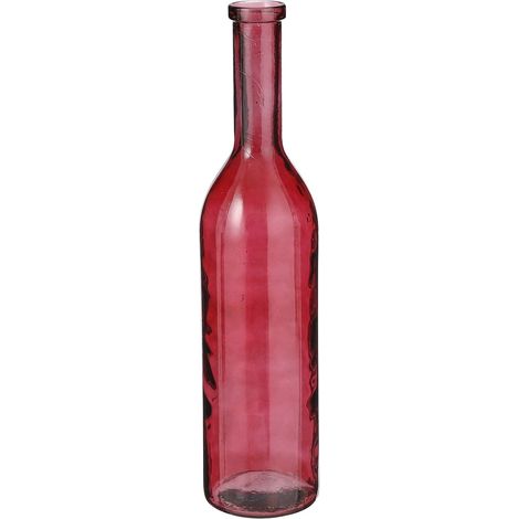 Mica Decorations Bouteille décorative Rouge foncé H75xl18xL18cm (1/5)