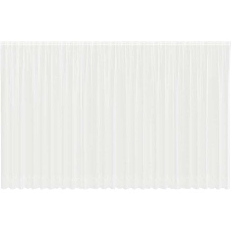 Rideaux avec des rideaux Blanc 500x100cm Polyester CFW70164 (1/5)
