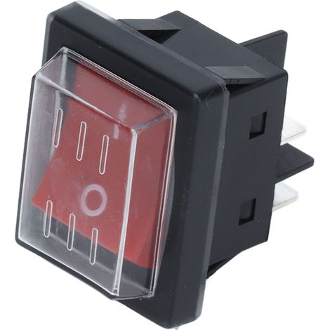 Kippschalter, 4-polig, ABS-Gehäuse mit wasserdichter Abdeckung, Zubehör 125/250 V AC für Geräte (1/5)