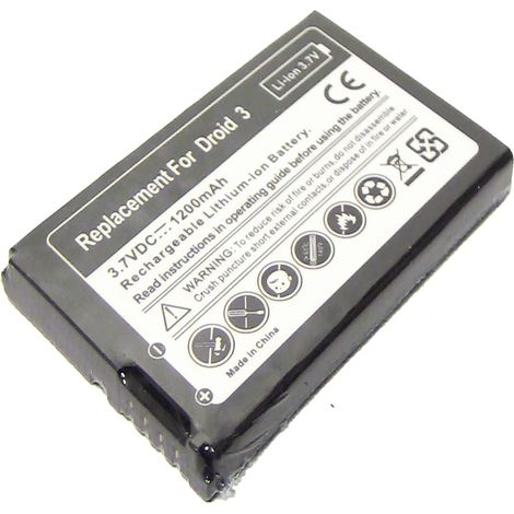 BeMatik - Batterie compatible avec Motorola XT882 Droid3 x862