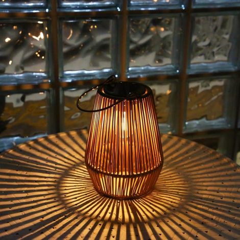 Lampe solaire d'extérieur pour jardin, lanterne solaire suspendue vintage - Lampe solaire d'extérieur étanche (SKU produit : 96643781  SKU Offre : mkh25.7.14-6) (1/4)