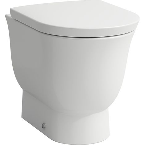 LAUFEN The New Classic WC de pedestal, cisterna baja, sin borde,