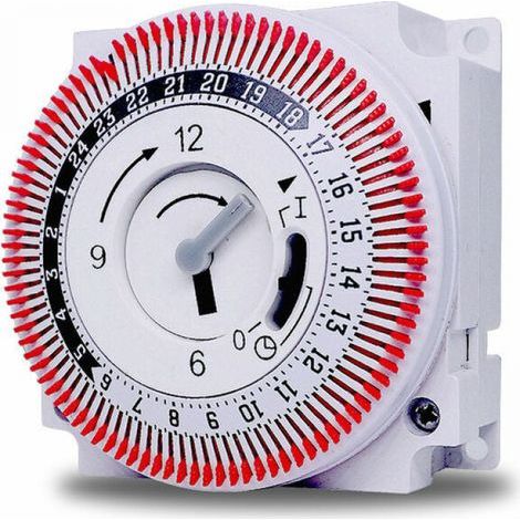 250V Mechanical Timer with 15-Minute and 24-Hour Recall Functions, Kitchen Countdown Timer, Energy-Saving Controller, and Industrial Timer Switch (1/4)