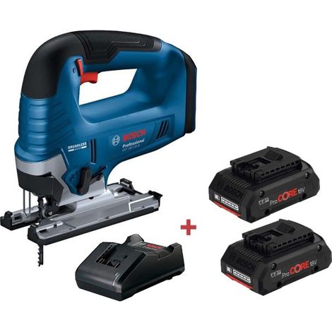 Bosch 18v GST 18V-125 B Cordless Brushless Jigsaw GST18V125B 2 x 4ah Procore