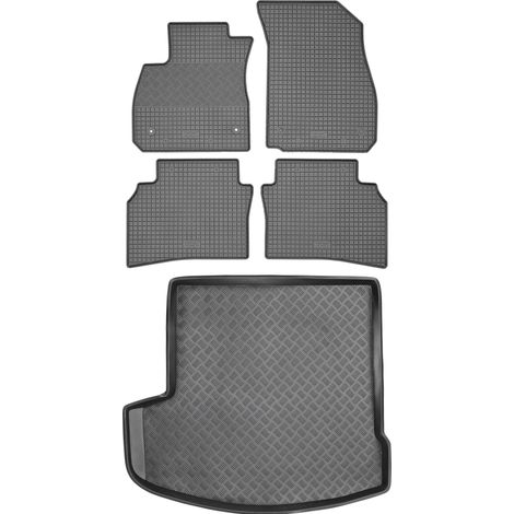 Opel Insignia B Kombi a partir de 2017 SET - Alfombrillas de goma para coche + alfombrilla para maletero (1/5)