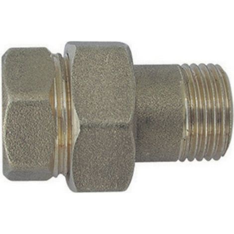 RACCORDO DIRITTO MF 3 PEZZI OTTONE GIALLO 11/4 TIEMME