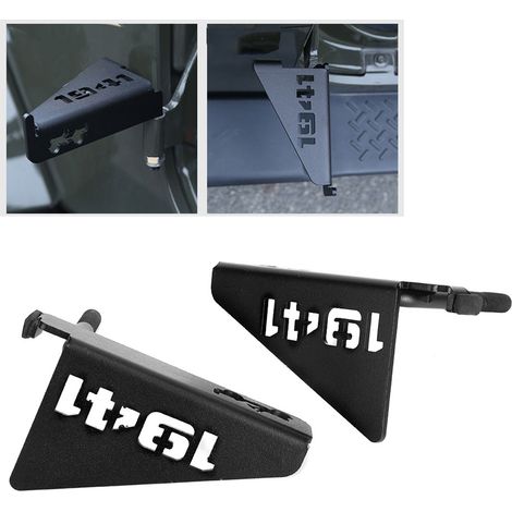Repose-pieds extérieurs, charnière de porte, repose-pieds, pédale de remplacement, compatibles avec Jeep Wrangler JL 2018+ (1/5)