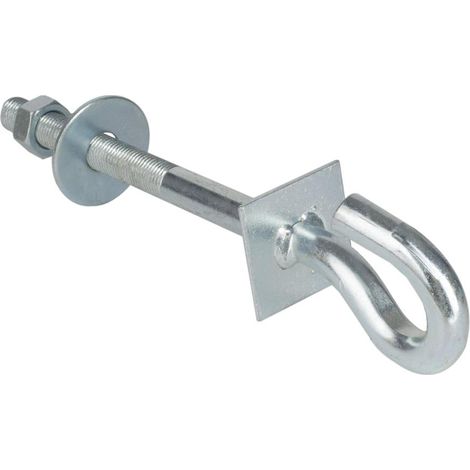 Bullone ad uncino Extralink ex.6419 estremità aperta 12 mm 20 cm