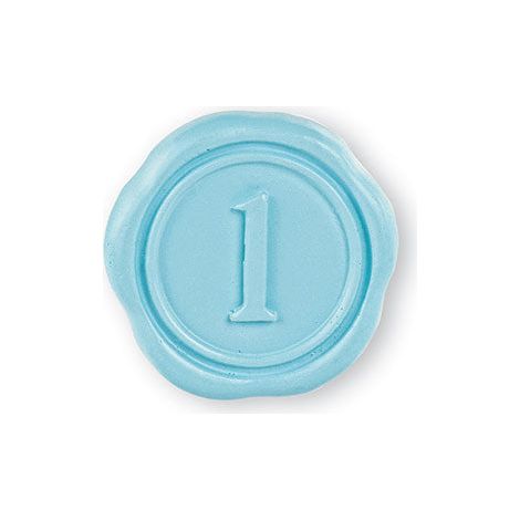 Cupido&Co. Ceralacca Azzurra N 1 Adesivo 24 Pz