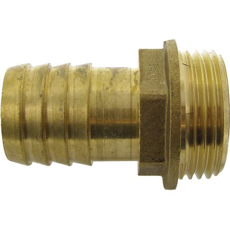 Tappo terminale in ottone per tubo flessibile, 32 mm x 1 1/4" pollici MZ