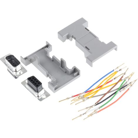Adaptateur Sub-D 9 Mâle vers Sub-D 9 Mâle RS PRO ( Prix pour 1 )