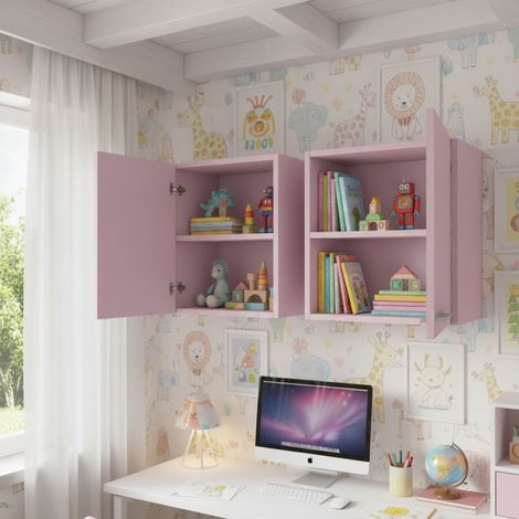 Libreria pensile moderna con anta - Design minimalista e montaggio rapido - Cipriaf3c4ff