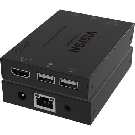 Vision Trasmettitore HDMI-over-IP de Trasmettitore di segnali AV Nero (1/3)