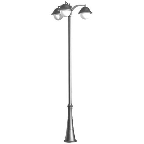 Lampione da giardino 310cm 3xE27 nero IP43 SU-MA Prince