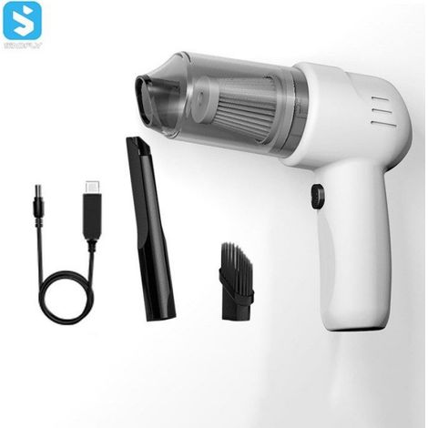 Aspirateur de voiture - Sans fil - 60 W - 3200 Pa - Pour voiture hôtel maison - 1 pièce (1/5)