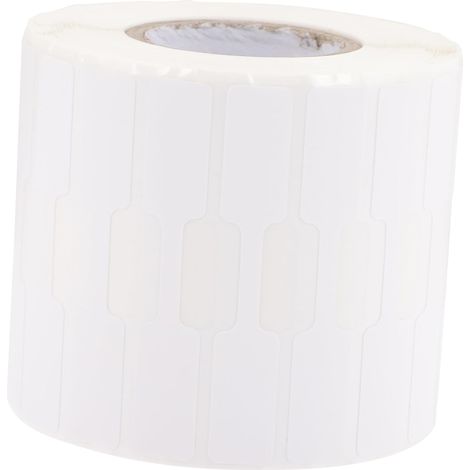 2000 pièces Étiquettes Prix Bijoux Thermiques Autocollantes pour Colliers Bagues Boucles Oreilles Étiquettes Blancs Adhésives Sans Trace Utilisation Facile Boutique (1/5)