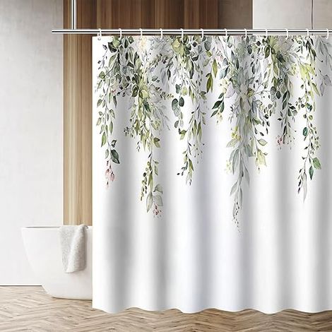 1 Stück Duschvorhang, wasserdicht, schimmelresistent, Badezimmervorhang aus Polyester