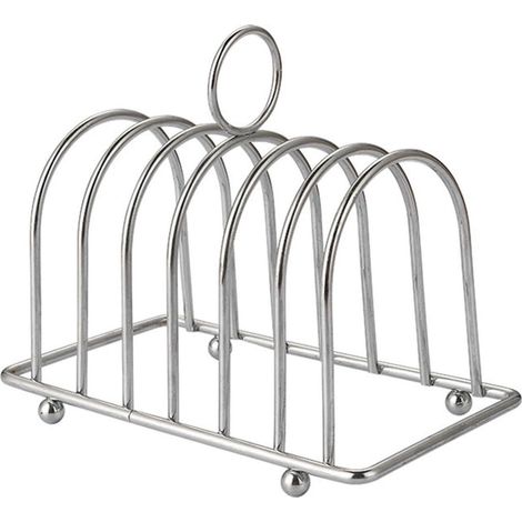 Grille-pain - Acier - Pour la maison et la restauration - 1 pièce - Argent