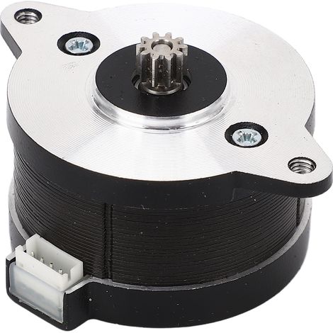 Moteur pas-à-pas plat rond 36mm, 1.8°, 2 phases avec câble pour extrudeuse imprimante 3D (1/5)