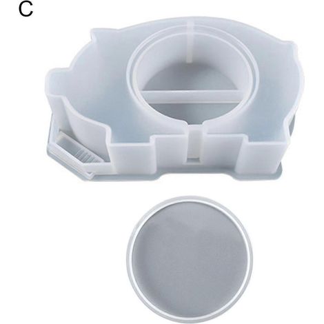 Moule en silicone pour tirelire, silicone alimentaire pour résine époxy cristal, démoulage facile et réutilisable - 3 tailles disponibles, idéal comme cadeau pour enfants (1/5)