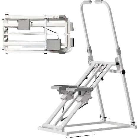 Machine de montée d'escaliers, Design compact, Hauteurs de poignée réglables, Équipement (1/2)