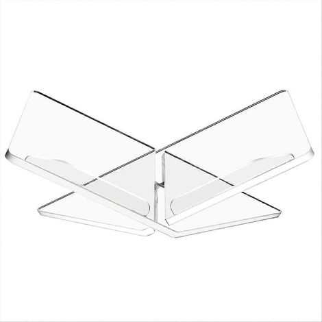Porte-livres en acrylique transparent pour livres et magazines ouverts et fermés (1/5)