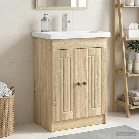 Cabinet debajo del fregadero Roble  78,5 x 37,5 x 81 cm