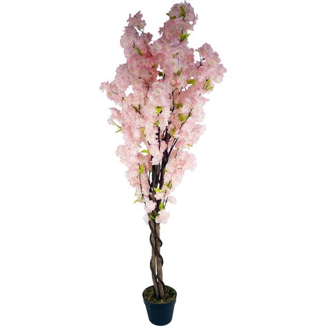 150cm Artificial Pink Cherry Blossom Tree (1/5)